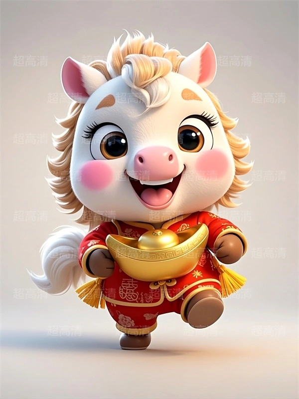 金元宝马年吉祥物