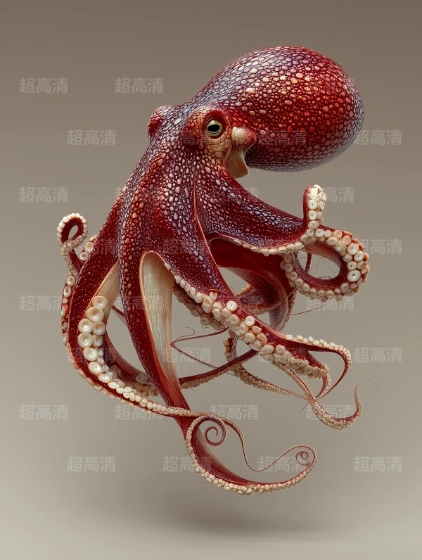 章鱼10海洋生物，海鲜美食