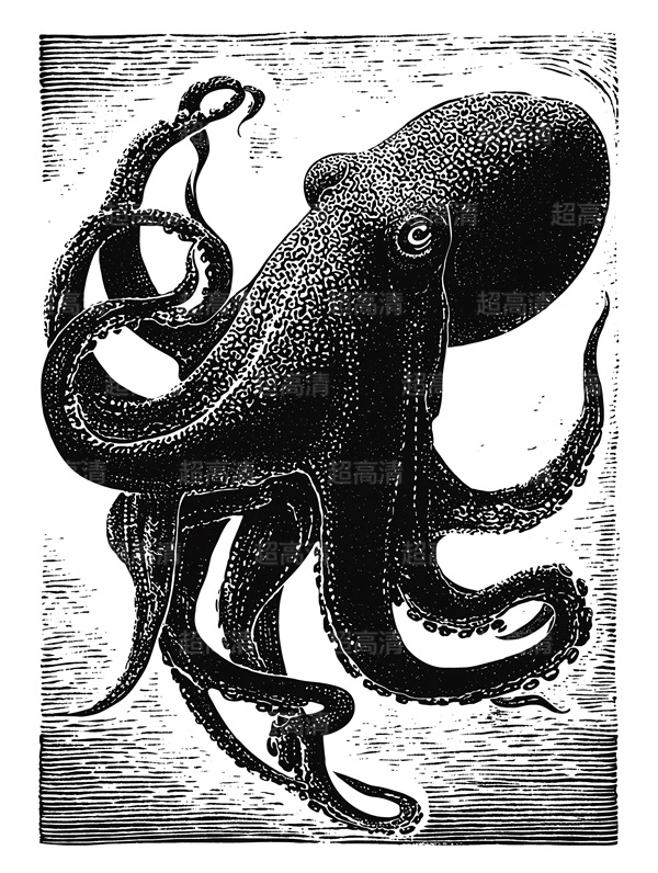 章鱼22海洋生物，海鲜美食