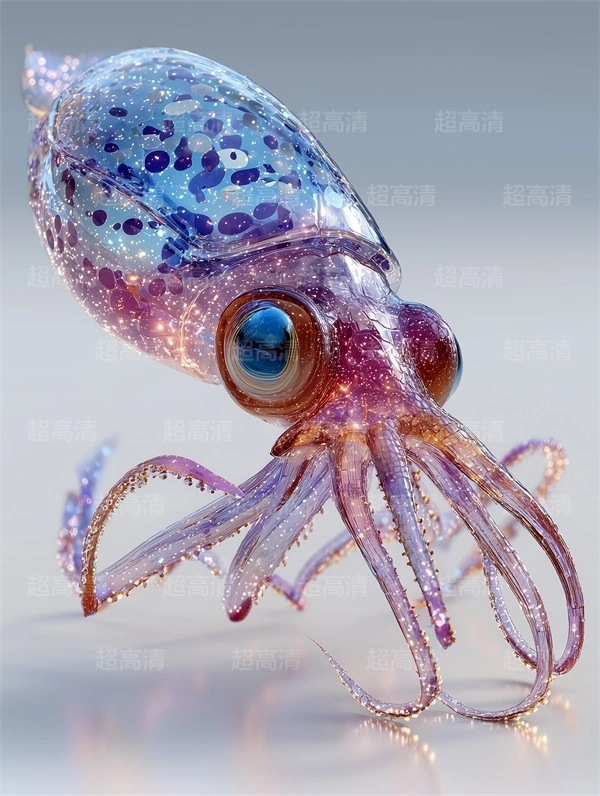 章鱼5海洋生物，海鲜美食