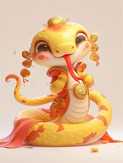 蛇年吉祥物01418