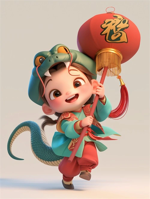 2025蛇年吉祥物01639